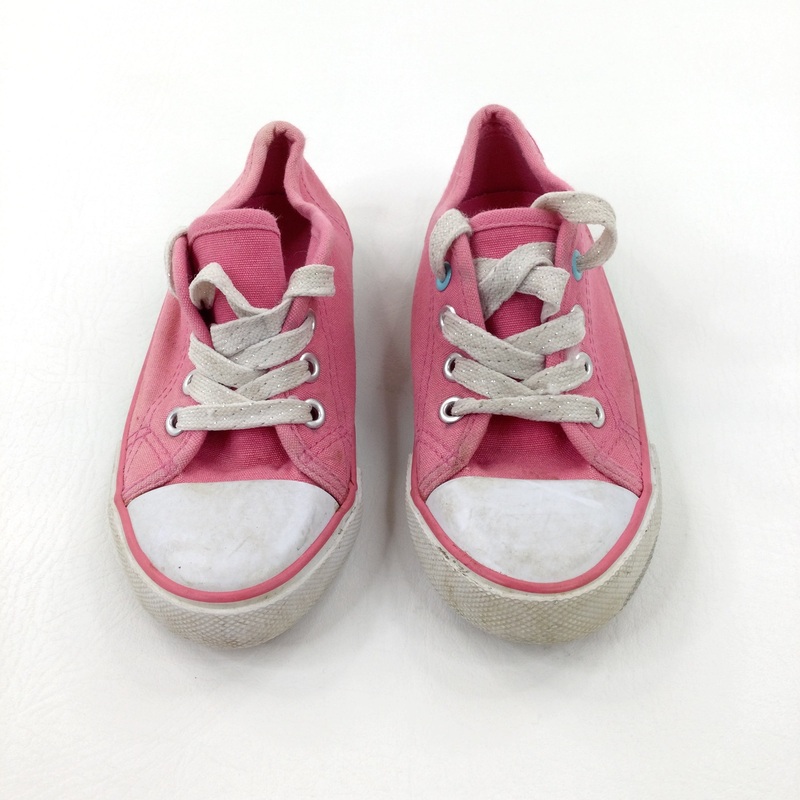 Pink Canvas Shoes - Girls - Shoe Size 11