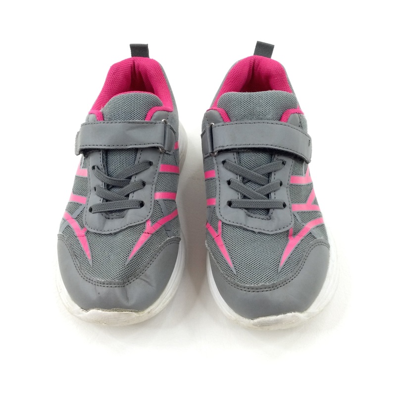 Pink & Grey Trainers - Girls - Shoe Size 1