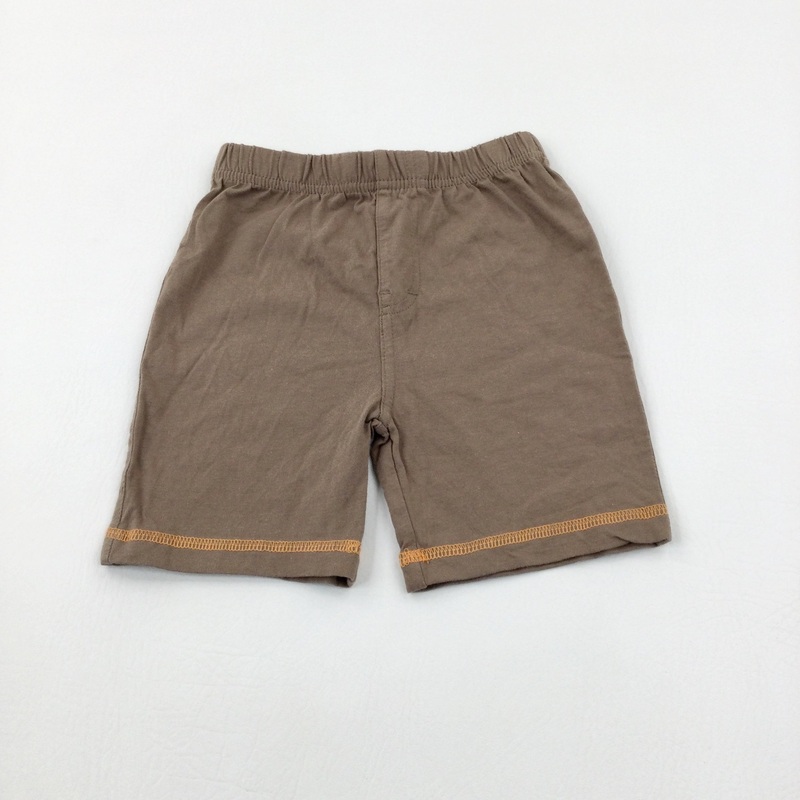 Tan Jersey Shorts - Boys 12-18 Months