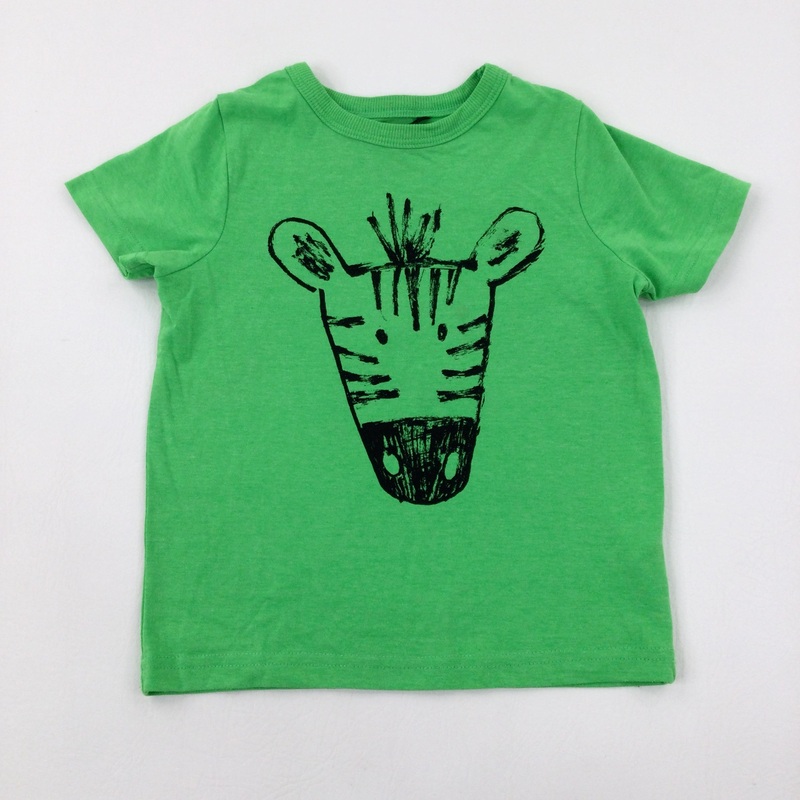Zebra Green T-Shirt - Boys 18-24 Months