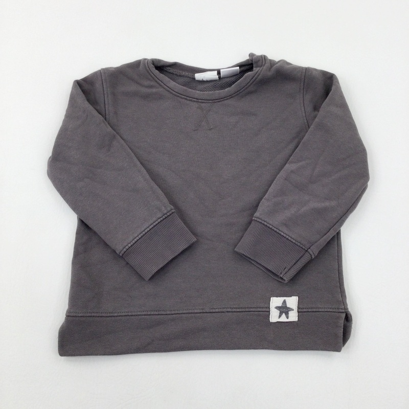 Star Grey Sweatshirt - Girls 3-4 Years