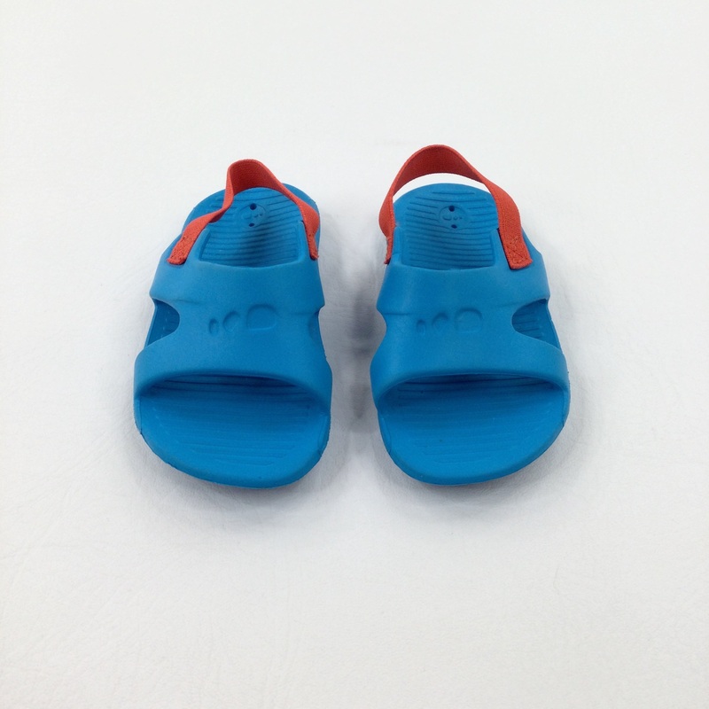 Blue Sliders With Straps - Boys - Shoe Size 5