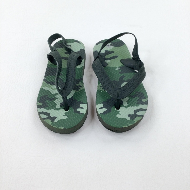 Camouflage Flip Flops - Boys - Shoe Size 6