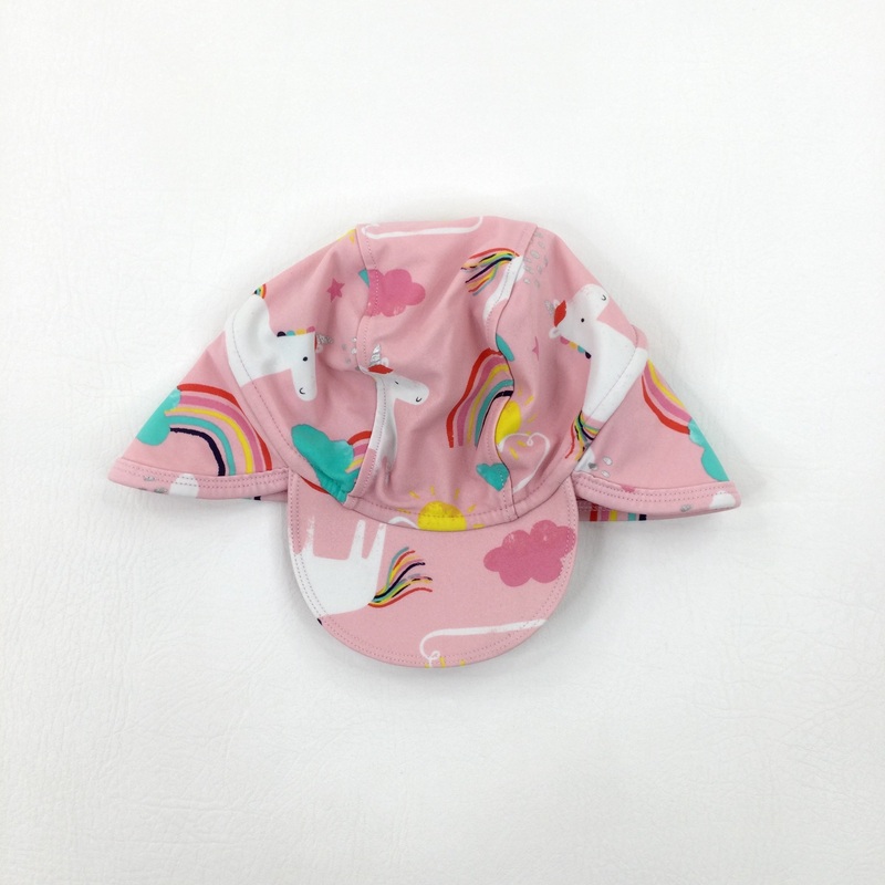 Colourful Unicorns Pink Sun Hat - Girls 18-24 Months