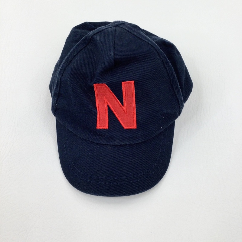 'N' Navy Sun Cap - Boys 18-24 Months