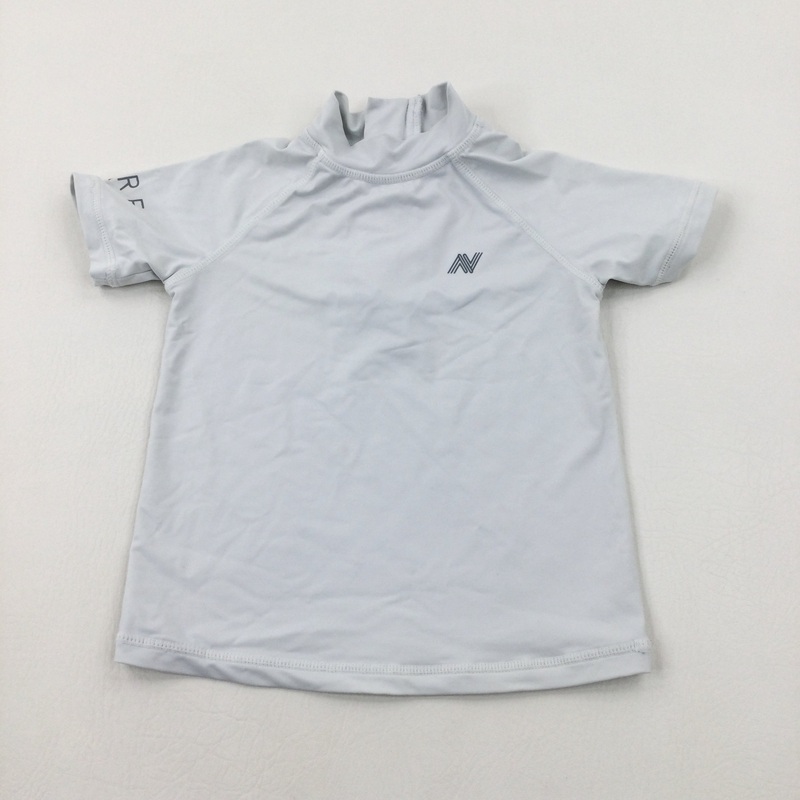 'Surf' White Beach Top - Boys 18-24 Months