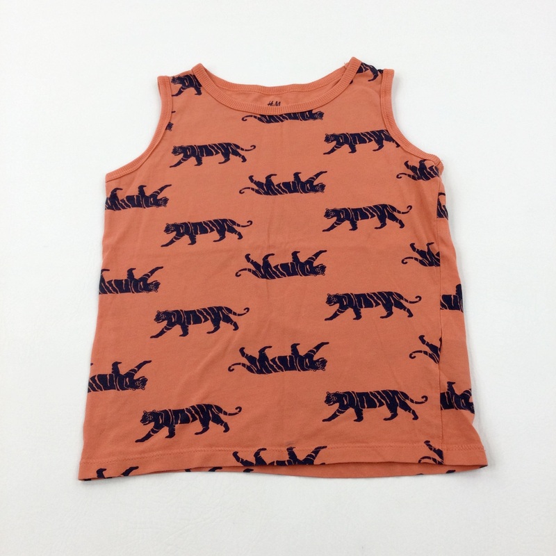 Tigers Orange Vest Top - Boys 7-8 Years