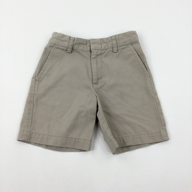 Beige Shorts With Adjustable Waist - Boys 4-5 Years