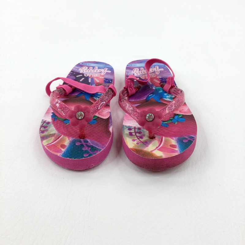 Trolls Pink Flip Flops - Girls - Shoe Size 9