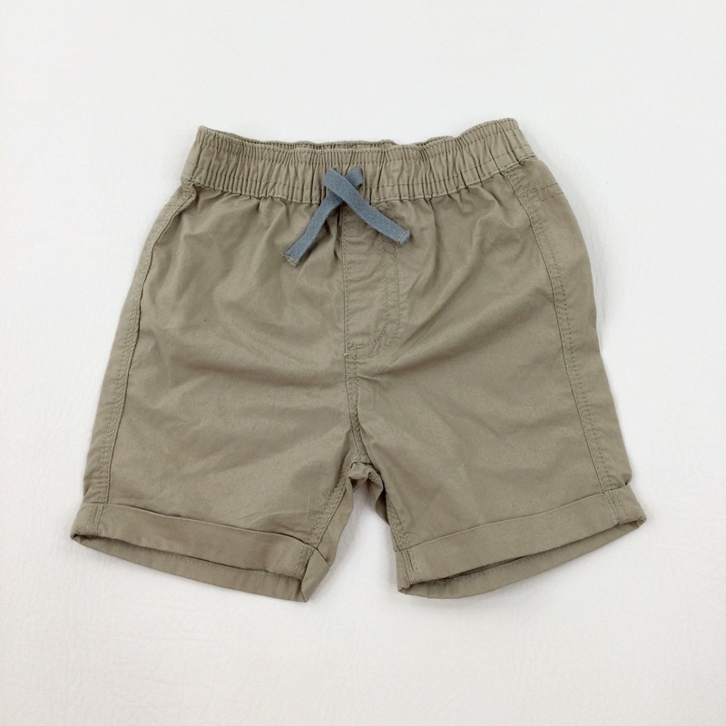 Beige Shorts - Boys 3-6 Months