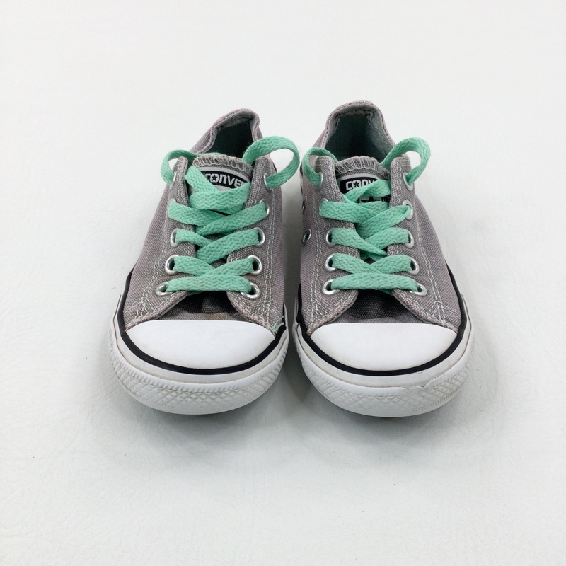 Converse All Stars Grey Shoes - Girls - Shoe Size 11