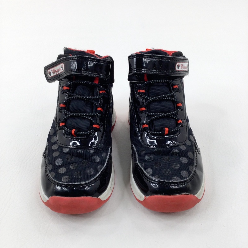 'Minnie' Minnie Mouse Black & Red Trainers - Girls - Shoe Size 9