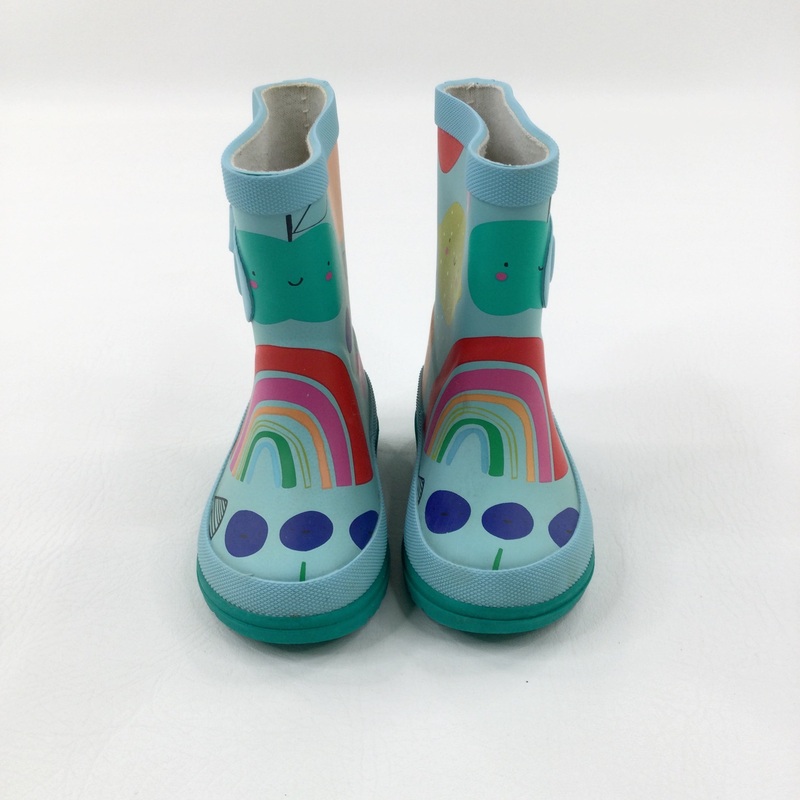 Rainbows Green Wellies - Girls - Shoe Size 5