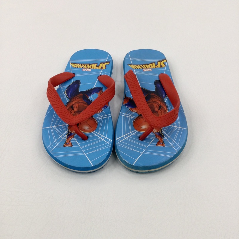 'Spider-Man' Blue & Red Flip Flops - Boys - Shoe Size 13-1