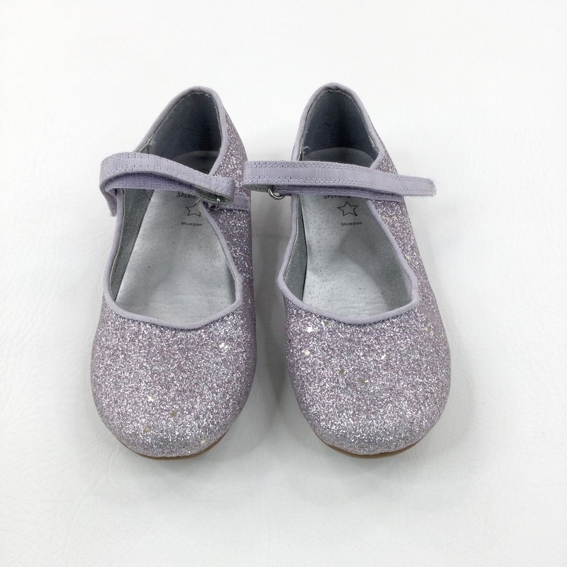 Stars Glittery Lilac Shoes - Girls - Shoe Size 12