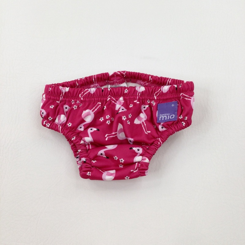 Flamingoes Pink Swim Nappy - Girls 6-9 Months