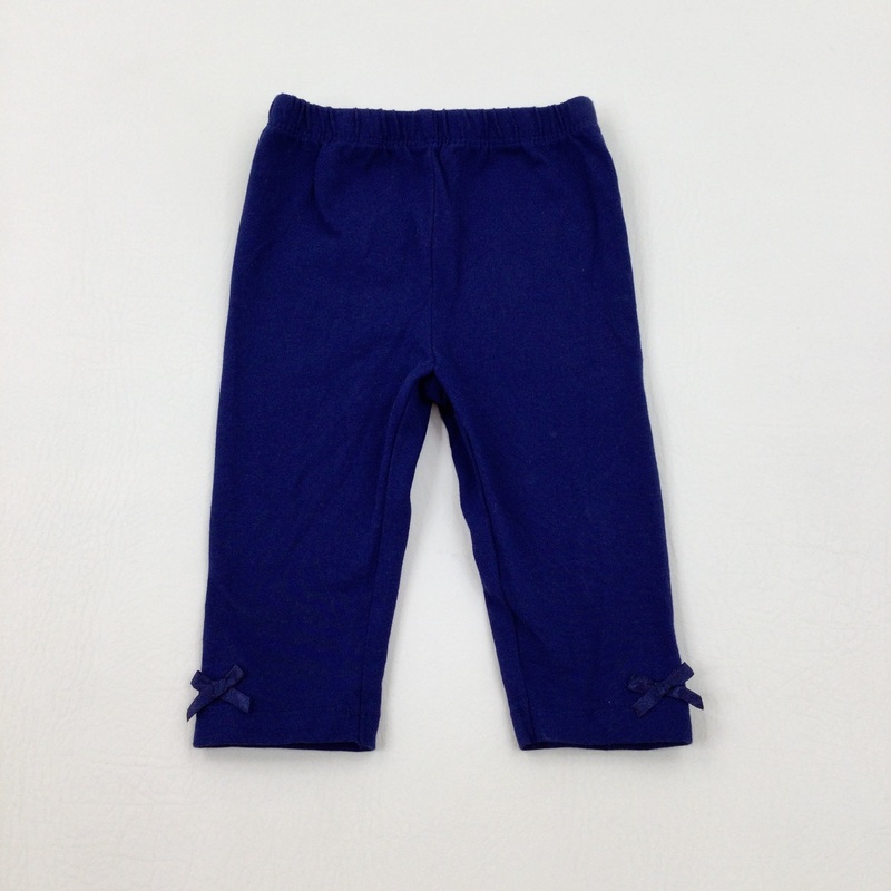 Navy Leggings - Girls 3-6 Months