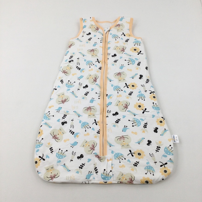 **NEW** Colourful Birds & Flowers Cream Sleeping Bag - Girls 6-9 Months