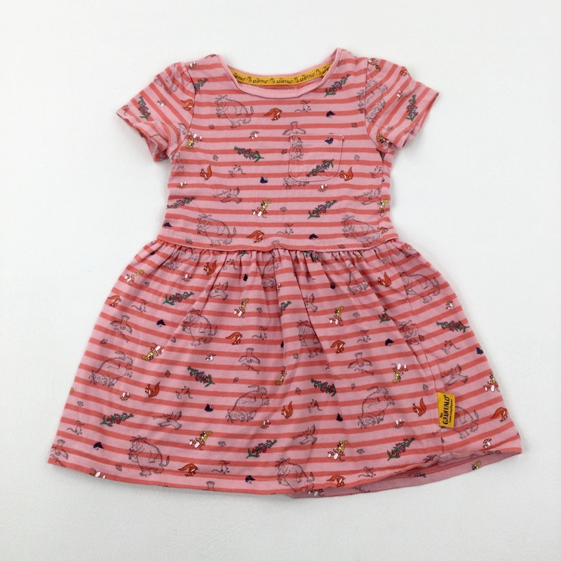 The Gruffalo & Friends Pink Striped Dress - Girls 2-3 Years