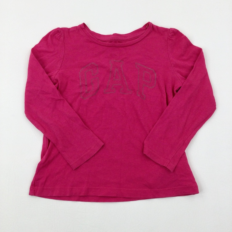 'Gap' Pink Long Sleeve Top - Girls 3-4 Years