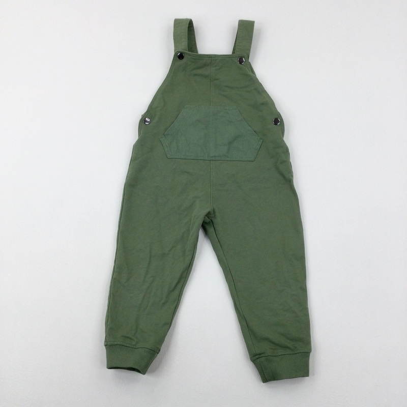 Khaki Dungarees - Boys 3-4 Years