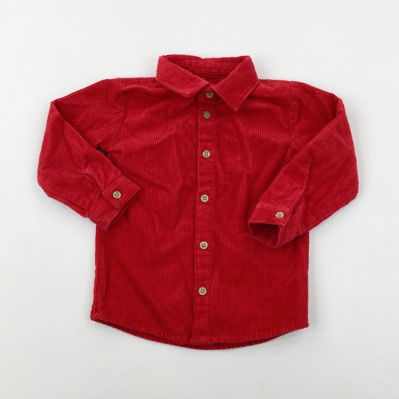 Red Cord Shirt - Boys 12-18 Months