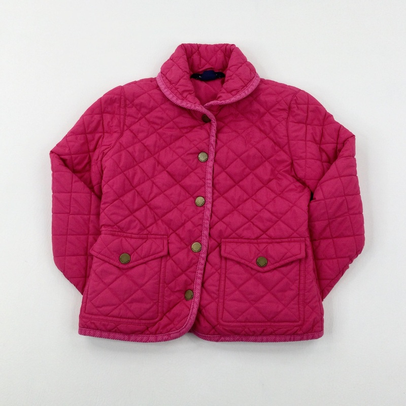 Ralph Lauren Polo Quilted Pink Jacket - Girls 6-7 Years