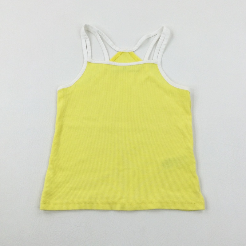 Yellow Vest Top - Girls 4-5 Years