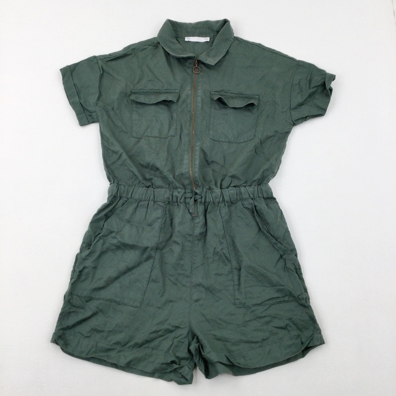 Khaki Playsuit - Girls 12-13 Years