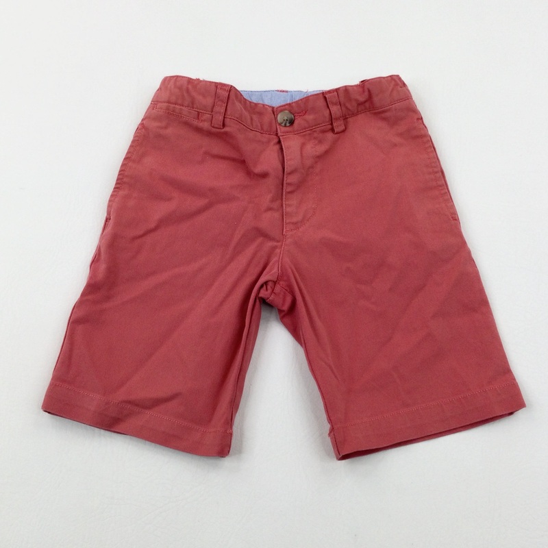 Ralph Lauren Red Shorts With Adjustable Waist - Boys 4-5 Years