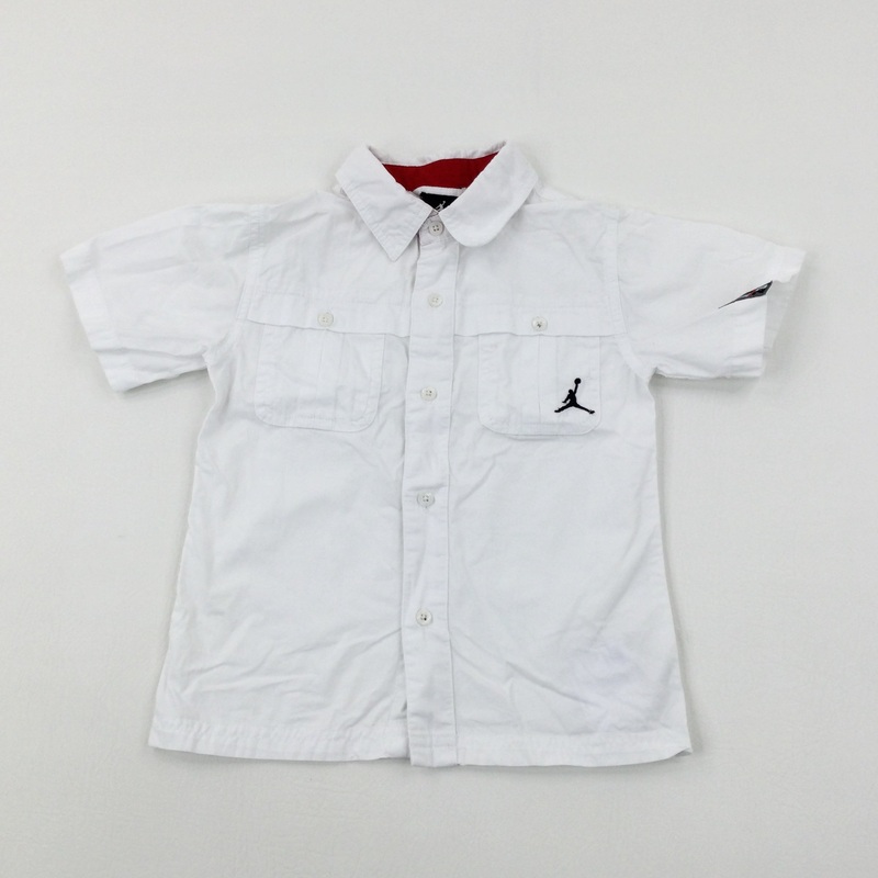 Sports Motif White Shirt - Boys 2-3 Years