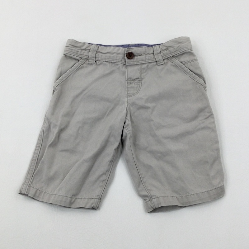 Stone Shorts With Adjustable Waist - Boys 4-5 Years