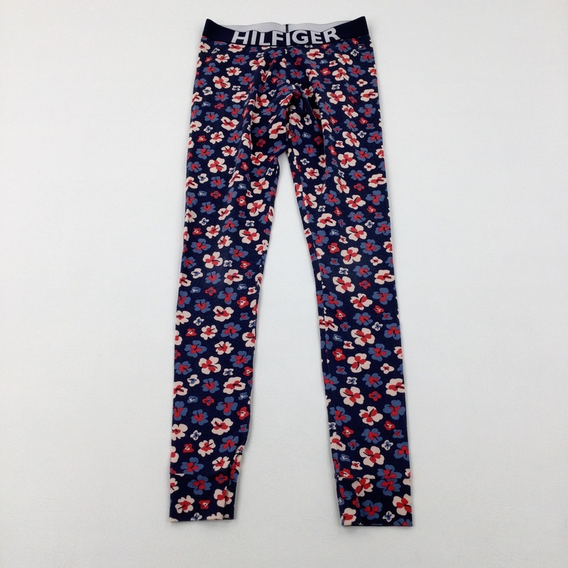 'Tommy Hilfiger' Flowers Navy Leggings - Girls 10-11 Years