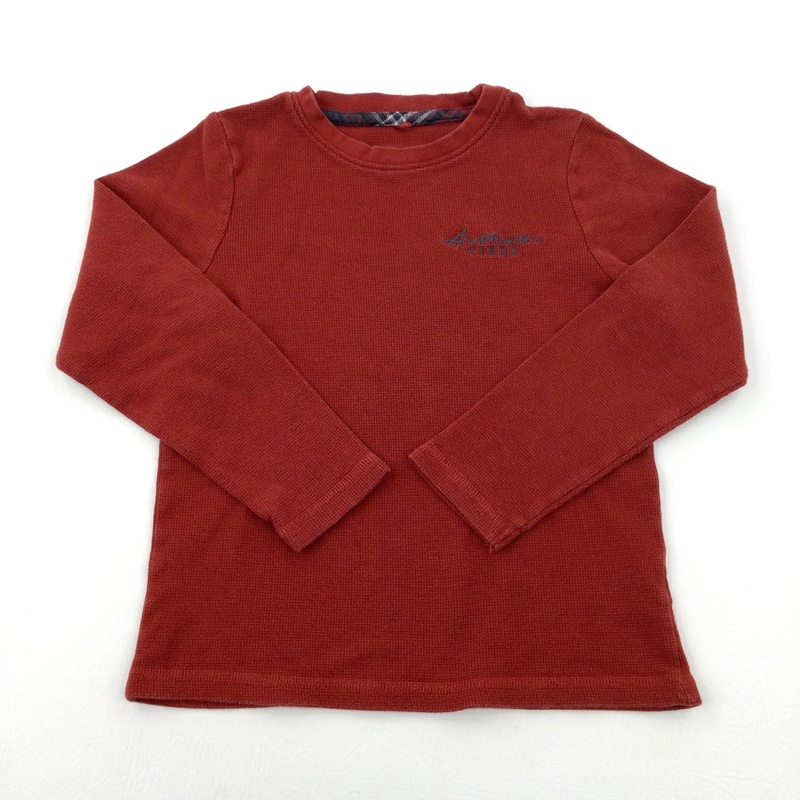 'Authentic Vibes' Orange Lightweight Jumper - Boys 9-10 Years
