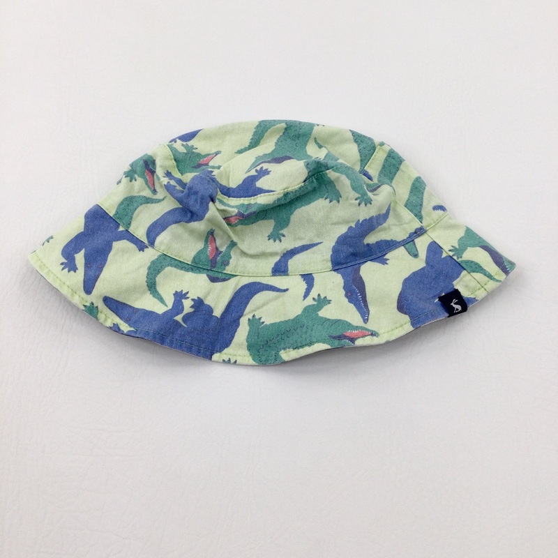Crocodiles Green Sun Hat - Boys 8-9 Years