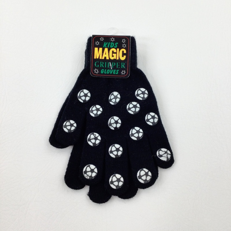 **NEW** Footballs Black Magic Gripper Gloves - Boys 7-8 Years