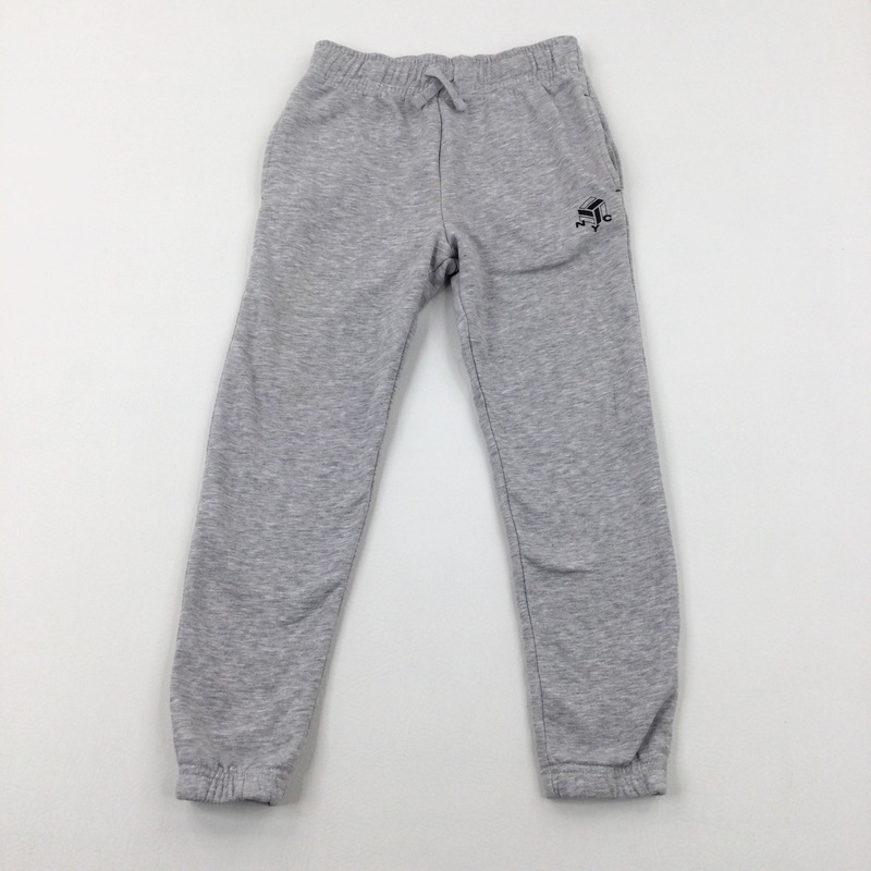 'NYC' Grey Joggers - Boys 8-9 Years