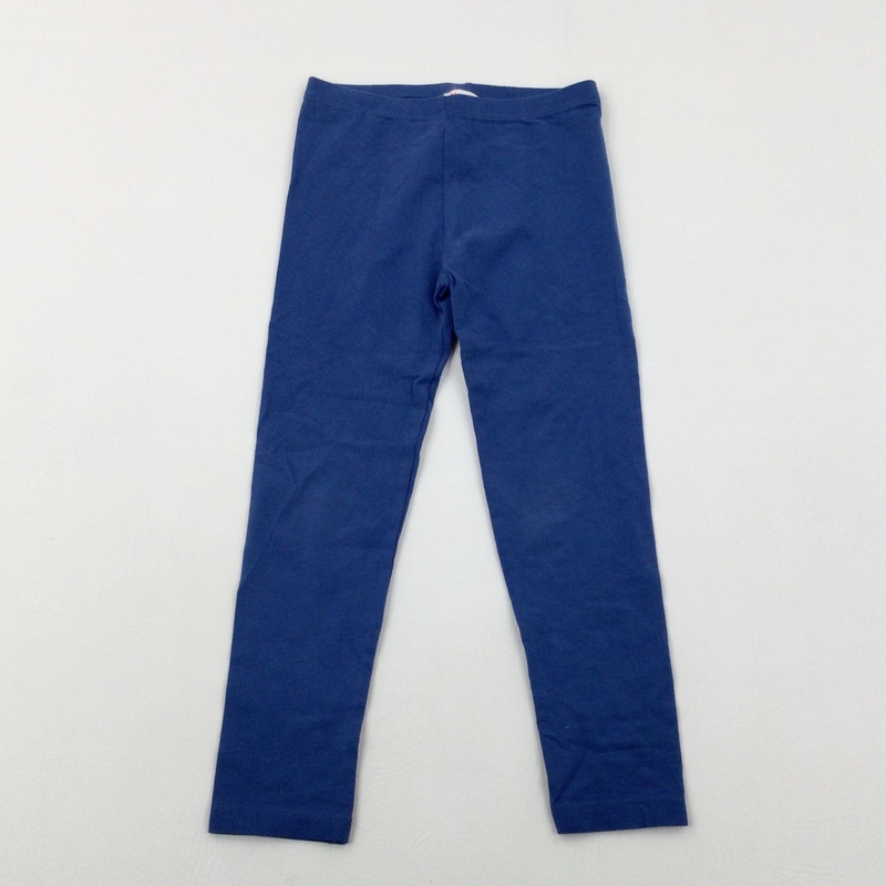 Petrol Blue Leggings - Girls 5-6 Years