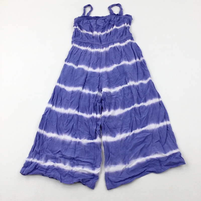 Tie Dye Purple Jumpsuit - Girls 9-10 Years