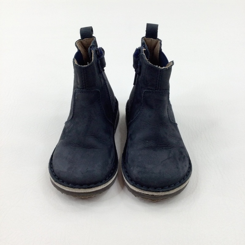 Navy Ankle Boots - Girls - Shoe Size 8