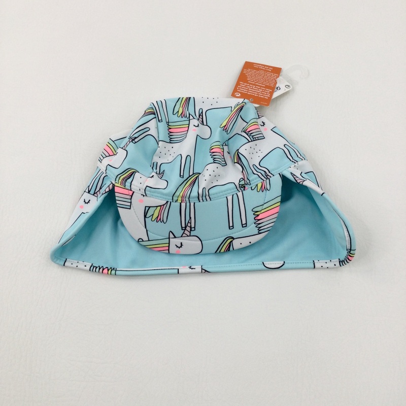 **NEW** Unicorns Blue Sun Hat - Girls 18-24 Months