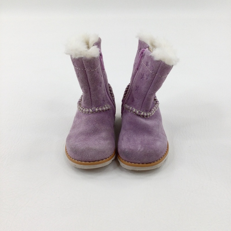 Stars Lilac Baby Boots - Girls - Shoe Size 4F