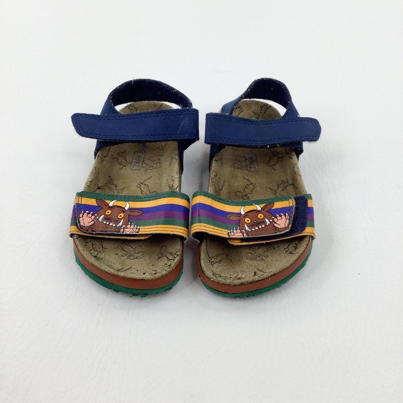 The Gruffalo Striped Navy Sandals - Boys - Shoe Size 8