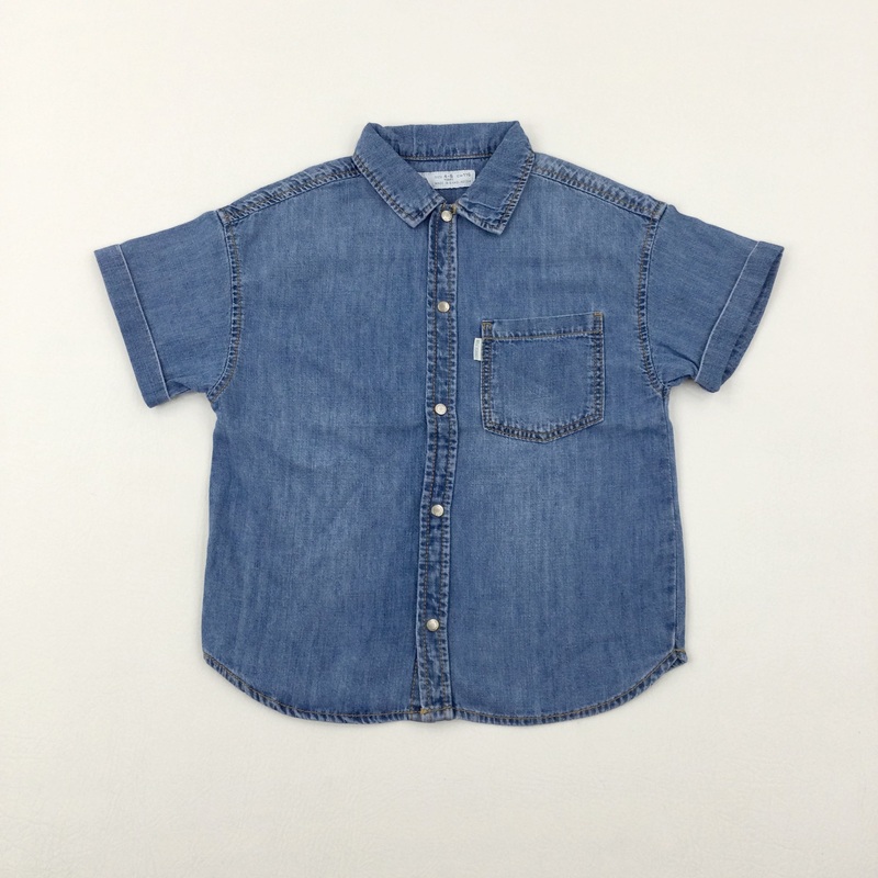 Light Blue Denim Shirt - Boys 4-5 Years