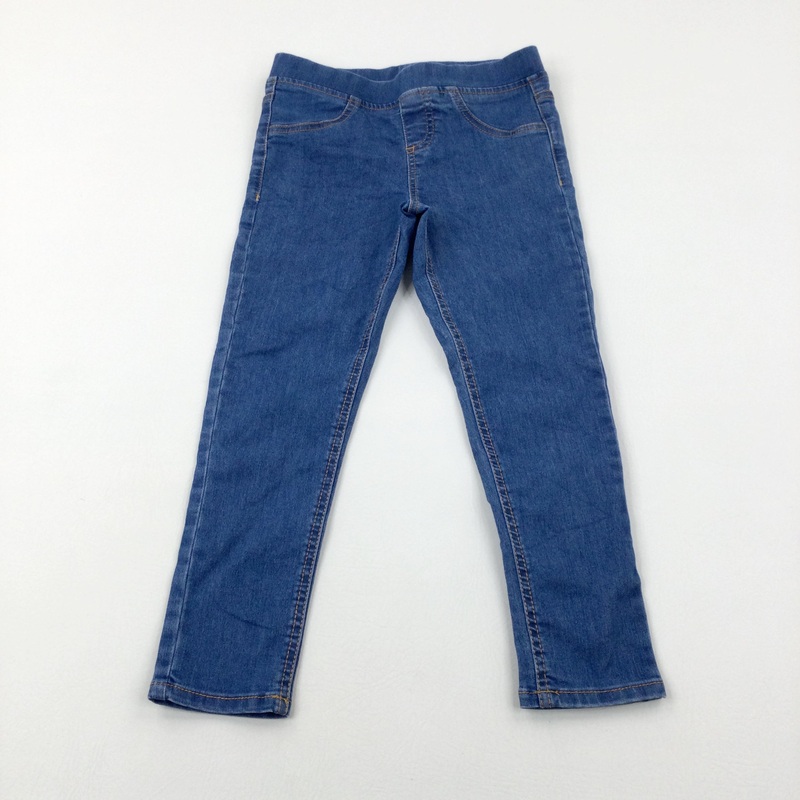 Mid Blue Jeggings - Girls 6-7 Years