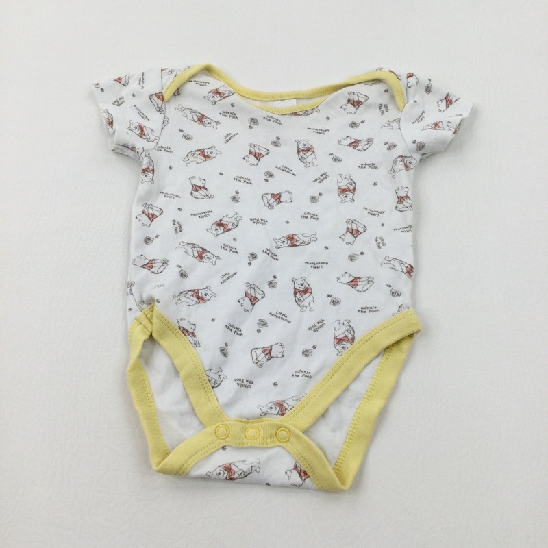 'Winnie The Pooh' White Bodysuit - Boys 3-6 Months