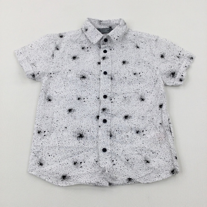 Black & White Shirt - Boys 2-3 Years