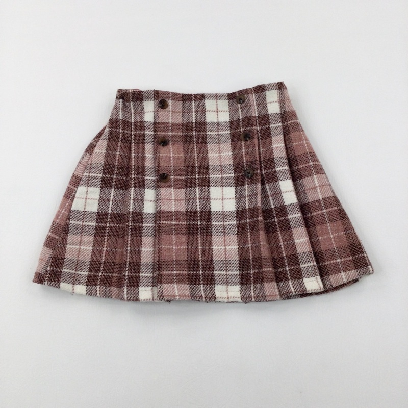 Pink Tartan Skirt - Girls 7-8 Years