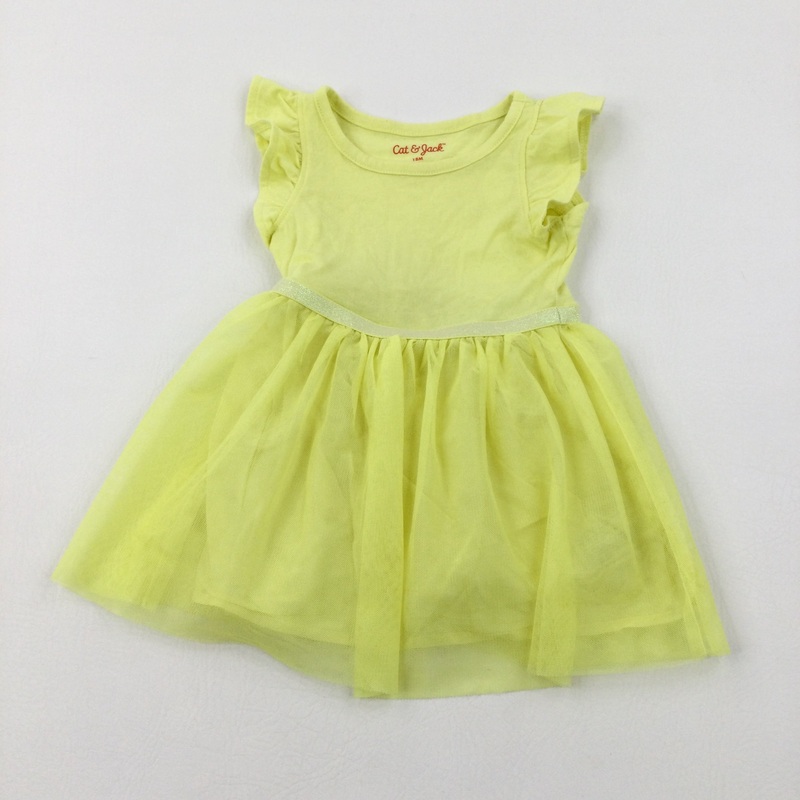 Sparkly Yellow Dress - Girls 12-18 Months