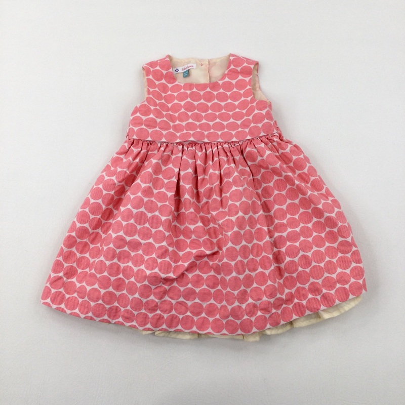 Spotty Pink Party Dress - Girls 12-18 Months
